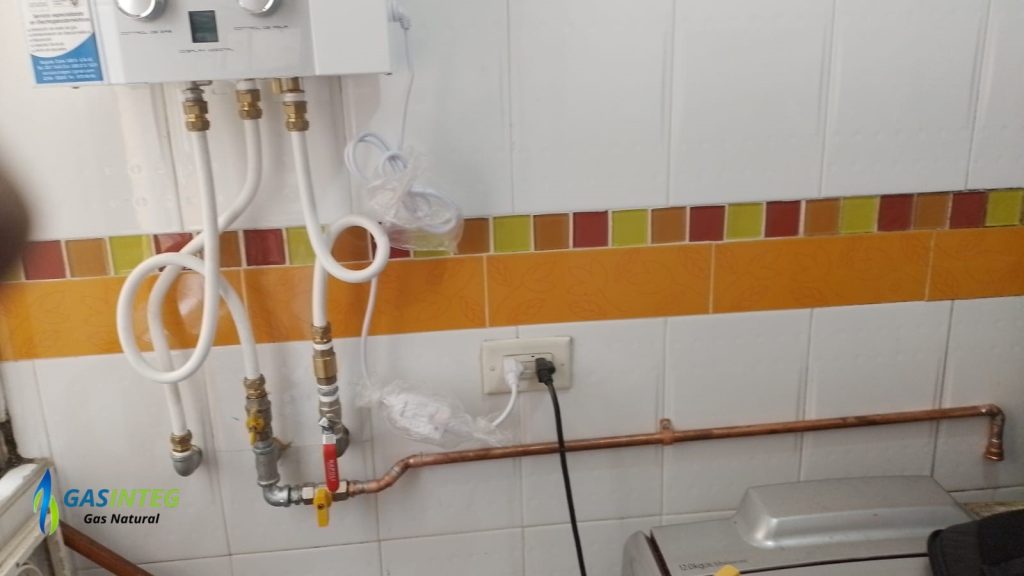 Instalación punto de gas para secadoras