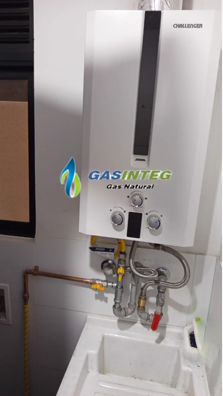 Instalación de punto de gas para secadora desde la red interna