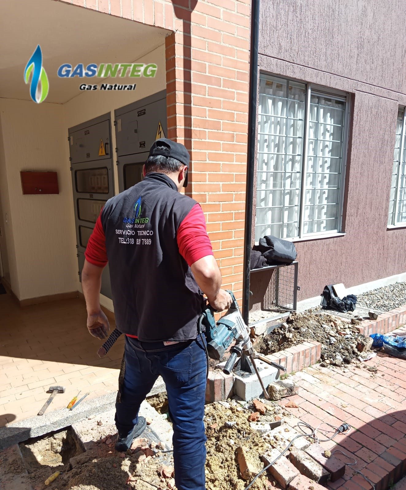 Cambio de válvula de paso con fuga en el empaque